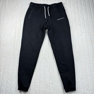 Three Nails Jogger Pants Mens Medium Athletic Zip Pocket Stretch Tapered Comfort